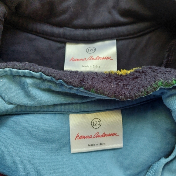 Hanna Andersson fleece pullovers 6-7 - Picture 12 of 16
